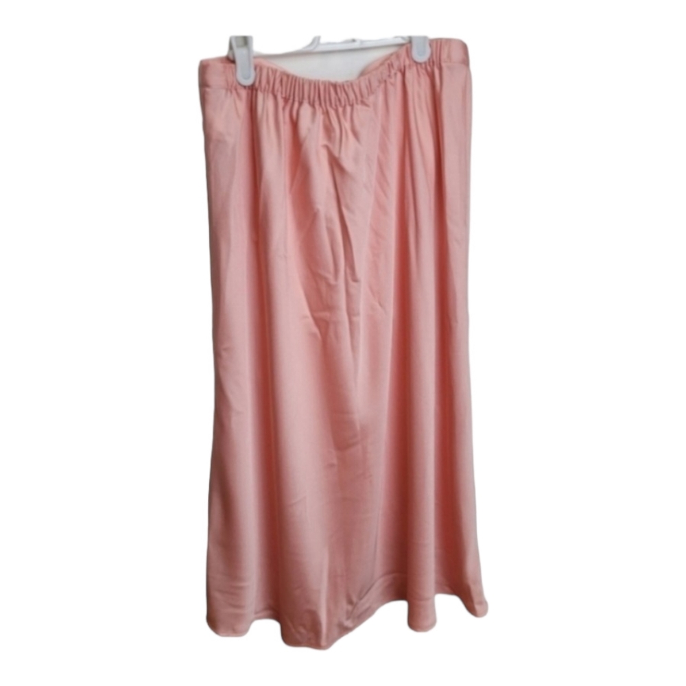 J. Crew Women's 90's Vintage satin slip skirt midi coral pink xs - Picture 5 of 15